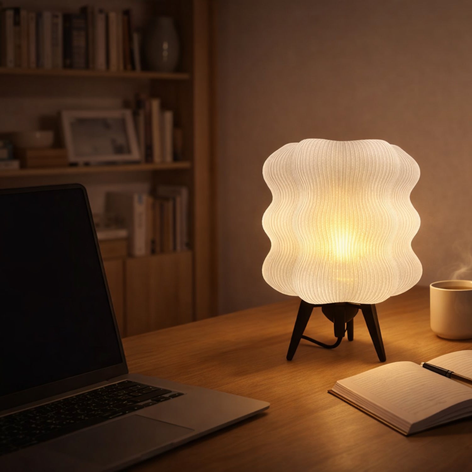 Lámpara de Mesa Japandi