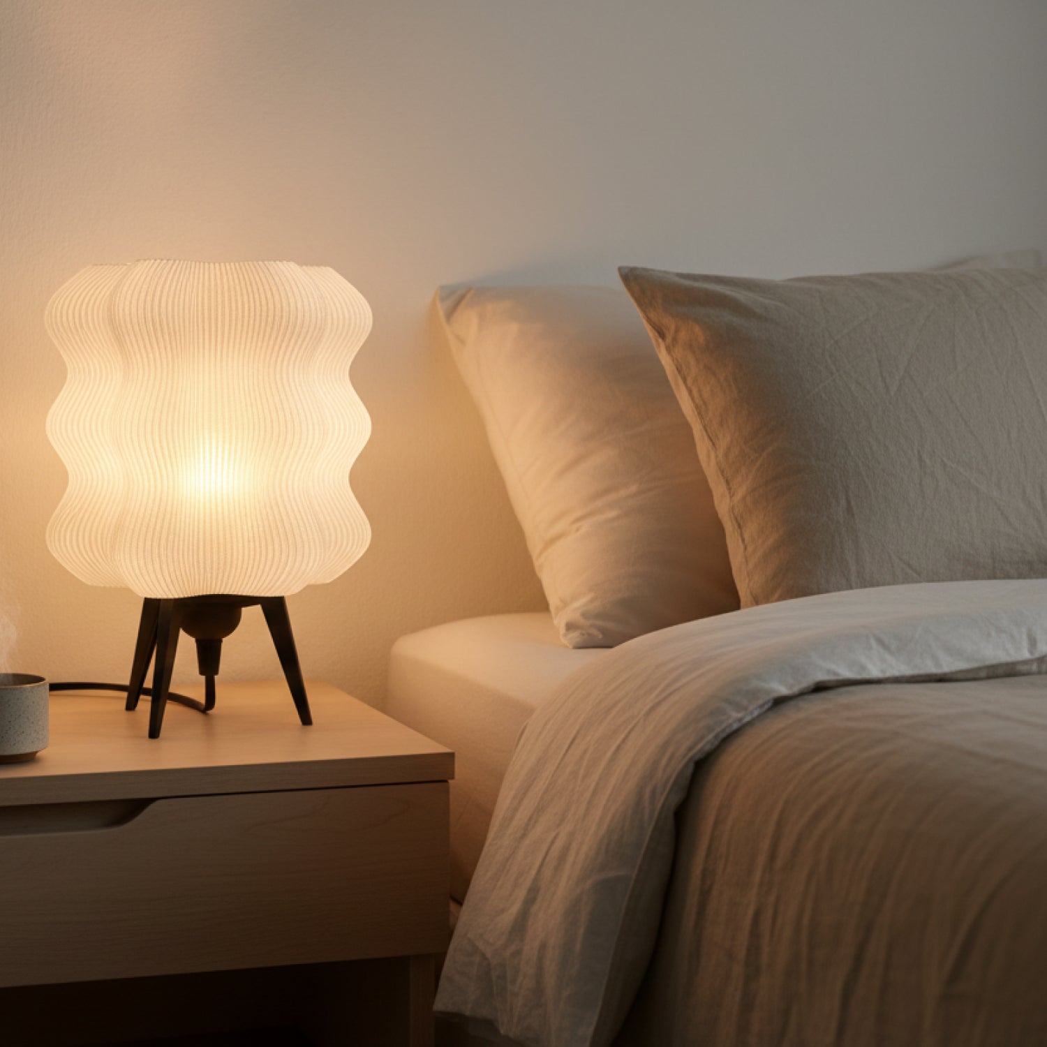 Lámpara de Mesa Japandi